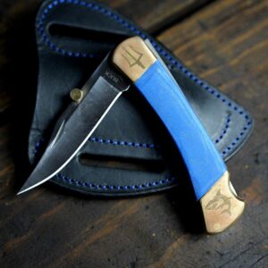 buck 110 custom blue