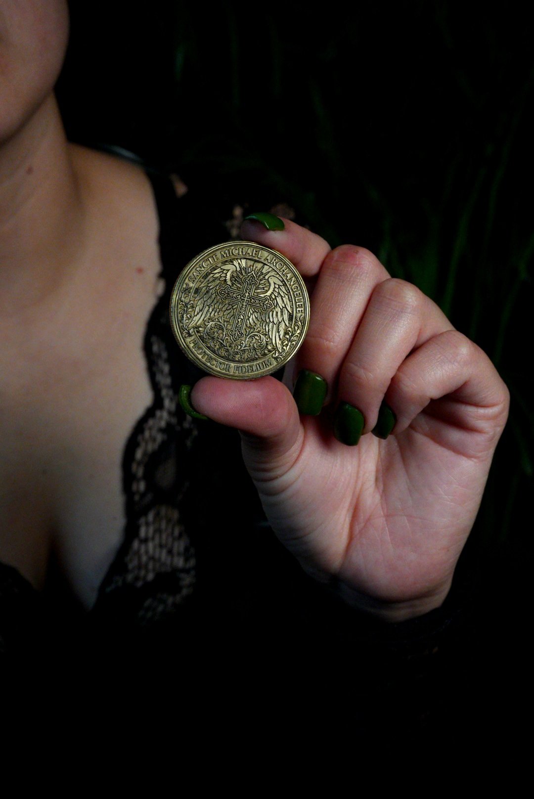 San miguel Arcángel medalla (moneda)
